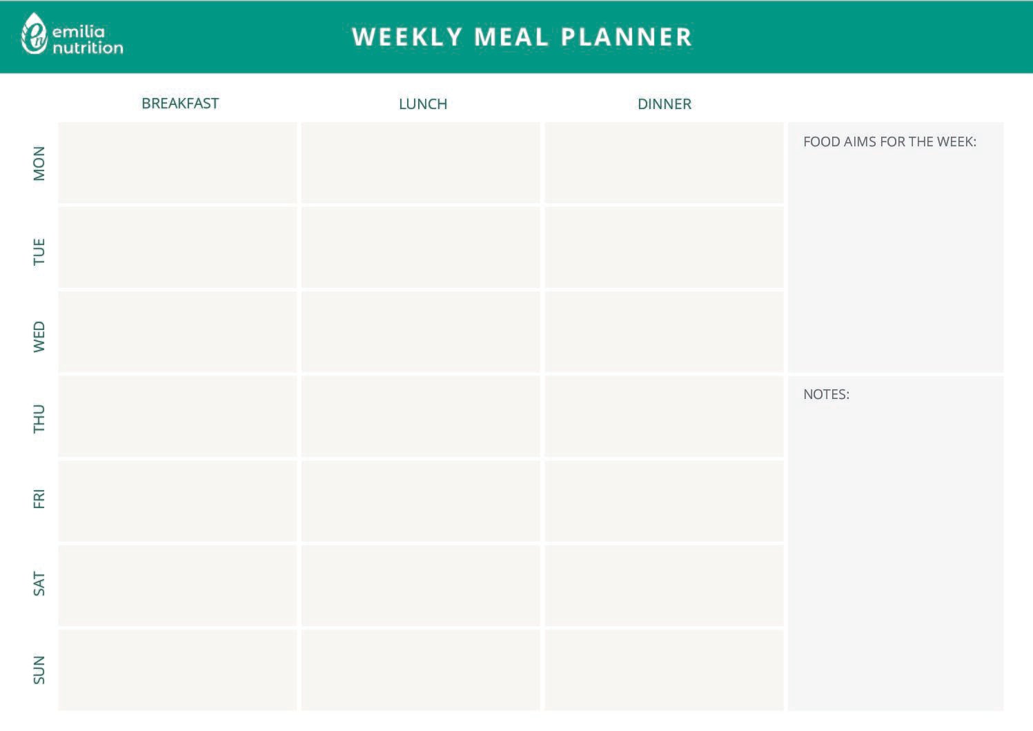 Weekly Meal Planner